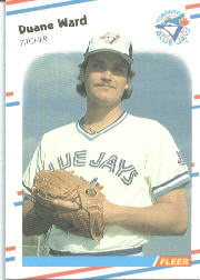 1988 Fleer Baseball Cards      125     Duane Ward